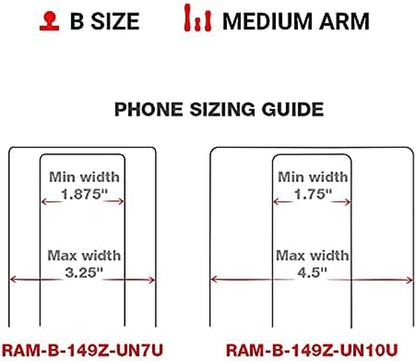X-Grip Phone Mount with Handlebar U-Bolt Base