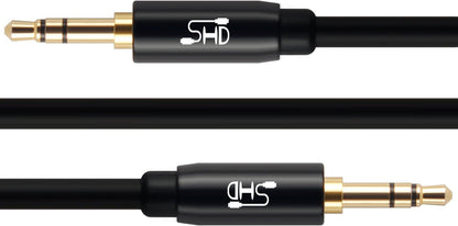 Aux Cable, 3.5Mm Audio Cable Aux for Car Auxiliary Audio Stereo Cable 3.5Mm Cord Premium Sound Dual Shielded with Gold Plated Connectors-3Feet
