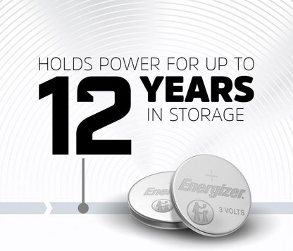 CR2032 Batteries, 3V Lithium Coin Cell 2032 Watch Battery,White (6 Count)